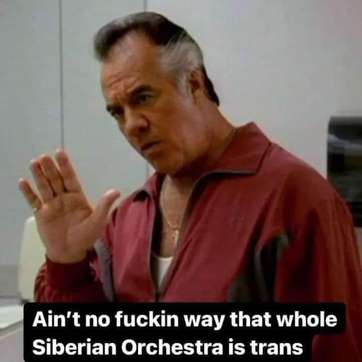 A man in a red jacket with a skeptical expression raises his hand in a dismissive gesture. The overlaid text reads 'Ain't no…