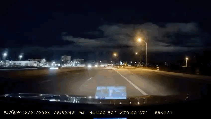 A colossal transformer explosion captured on camera