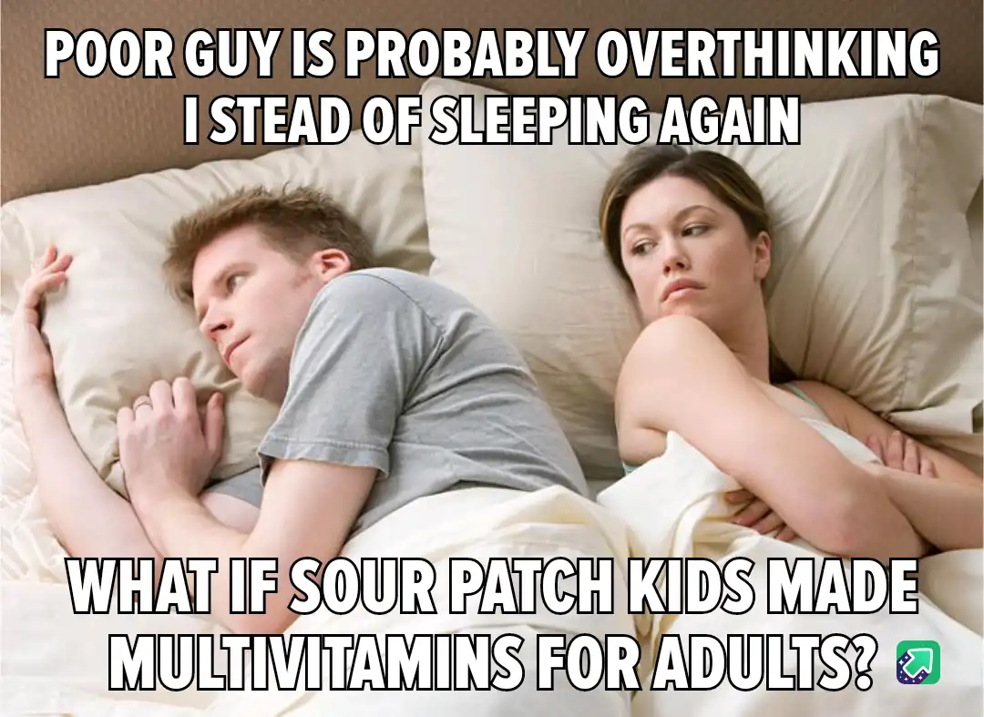 A man and woman lie in bed, turned away from each other, suggesting marital tension or sleepless nights. The man looks…