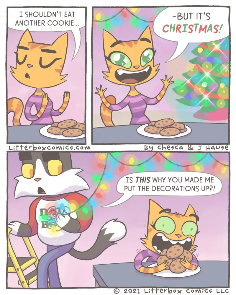 Embracing the festive spirit with joy! [OC]