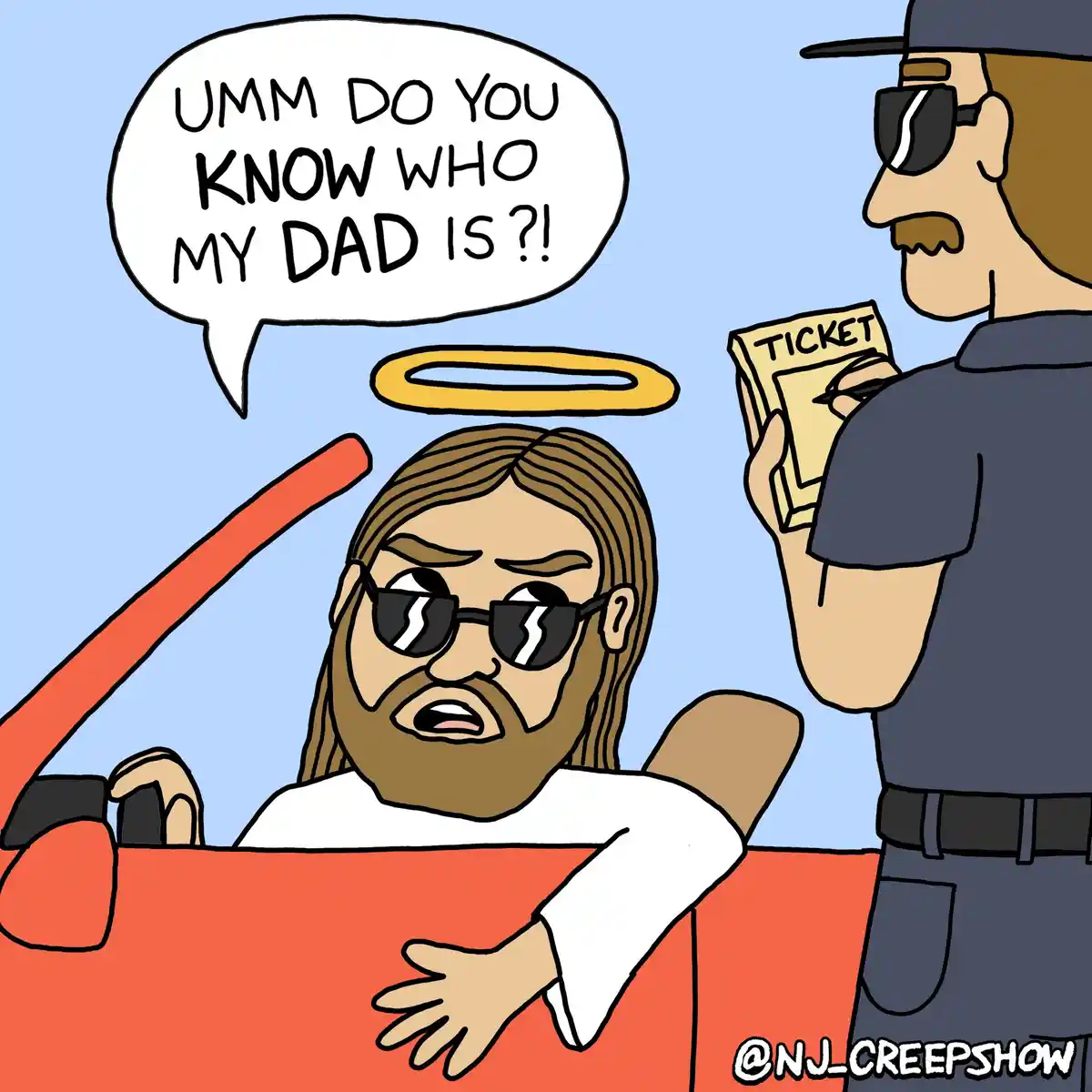 When Jesus Takes the Wheel and Hits 50 Over the Speed Limit
