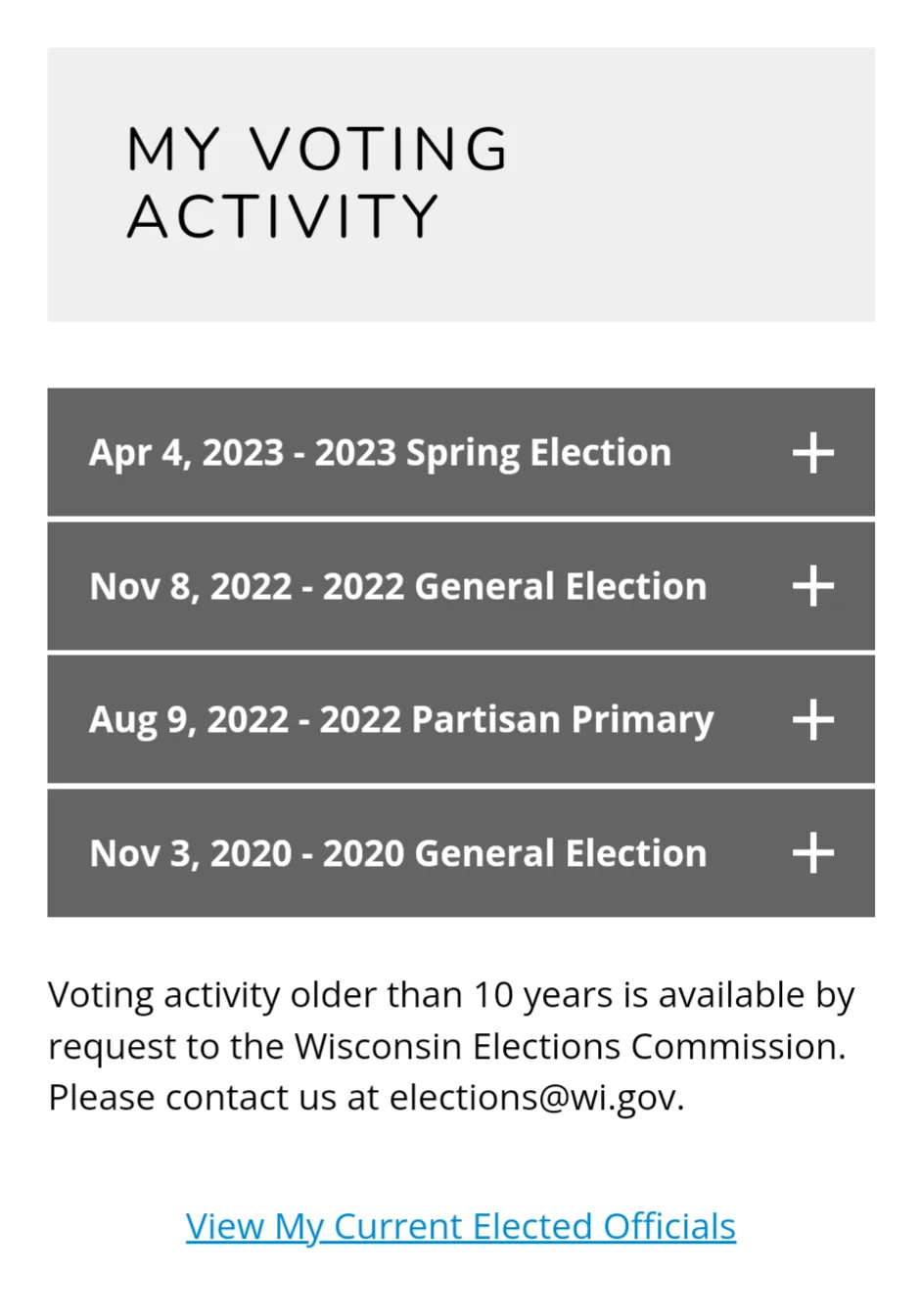 Where did my ballot disappear to?