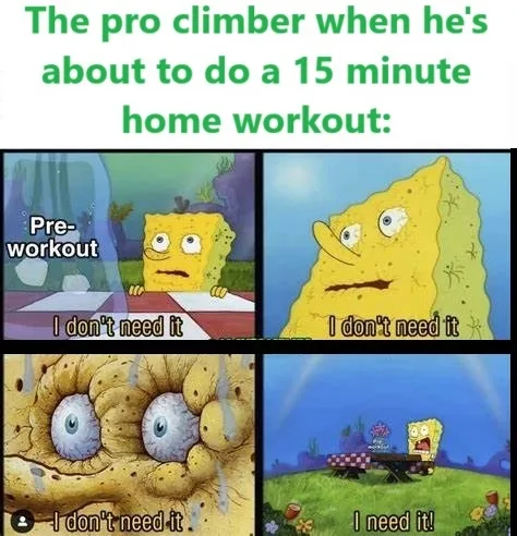 A four-panel SpongeBob SquarePants meme showing SpongeBob's escalating frustration. The top-left panel shows him looking at…