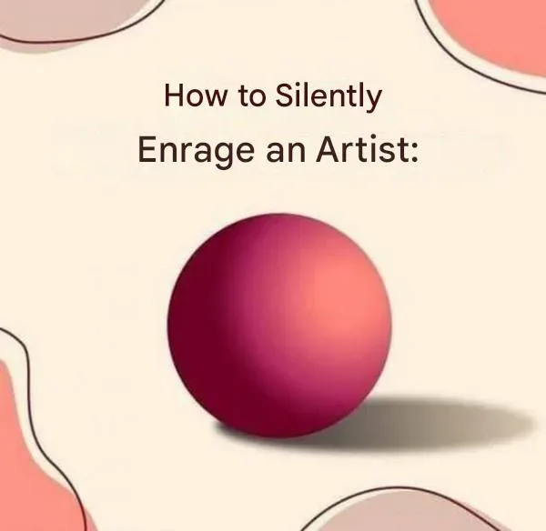 A minimalist image shows a smooth, gradient-colored sphere resting on a plain background with abstract, soft-edged shapes in…