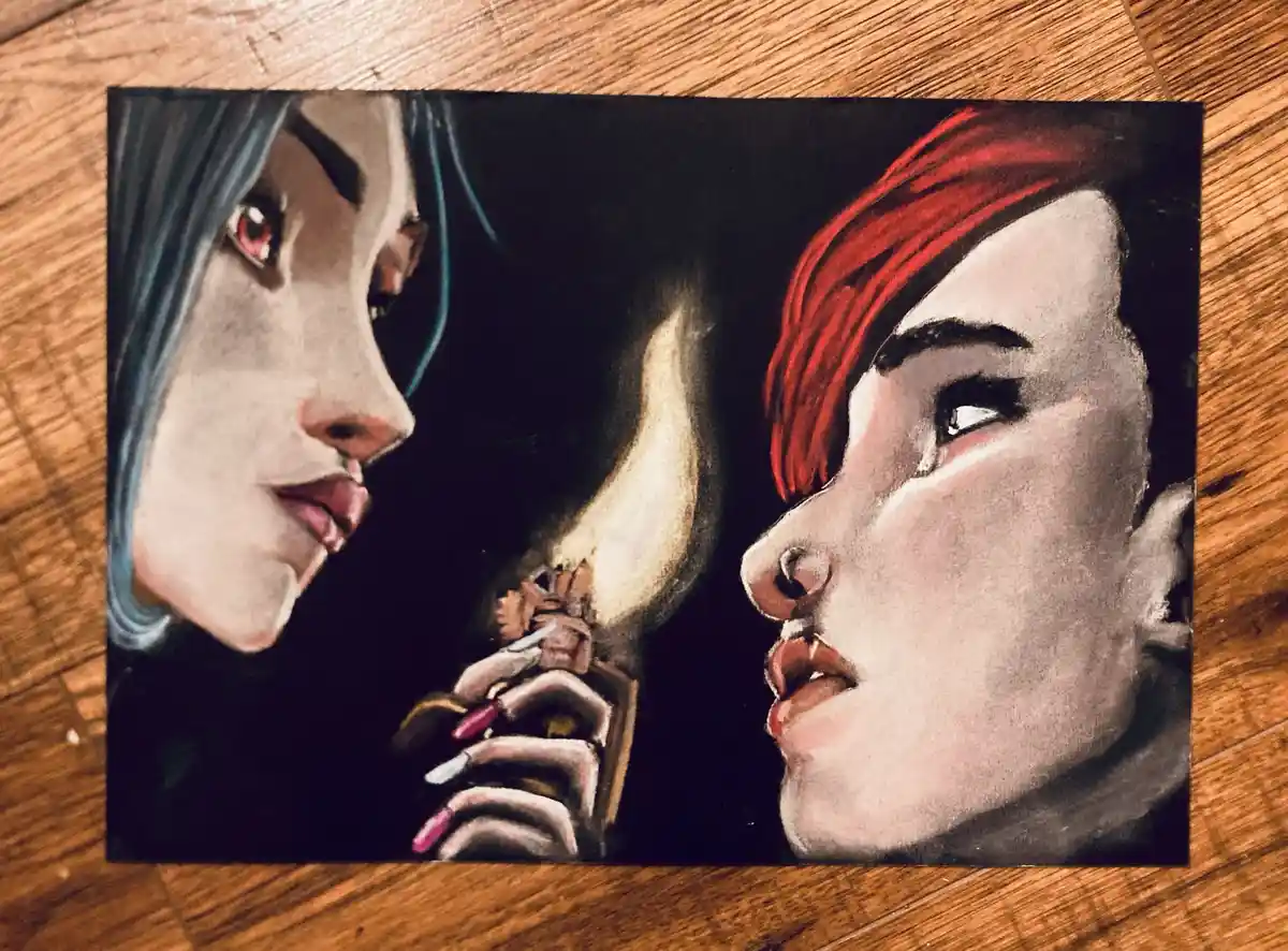 Celebrating Artober Day 24 with an Arcane-Inspired Drawing!