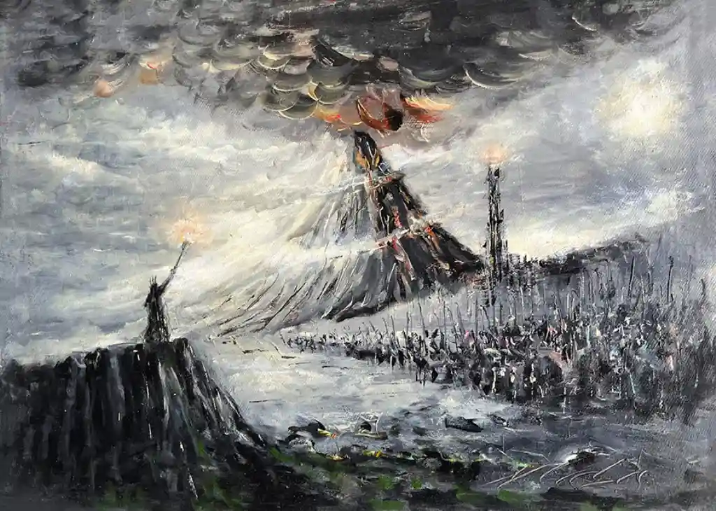 My Artistic Take on Sauron and the Army of Mordor