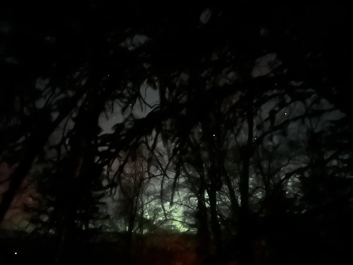 A serene night scene