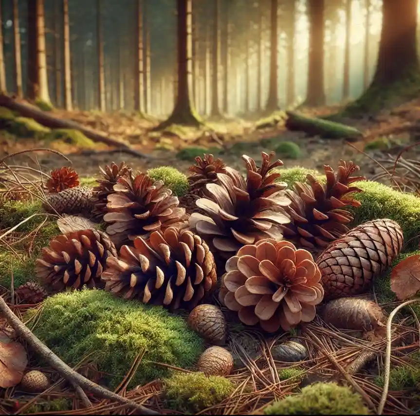 No pinecones in sight, so I turned to AI for assistance