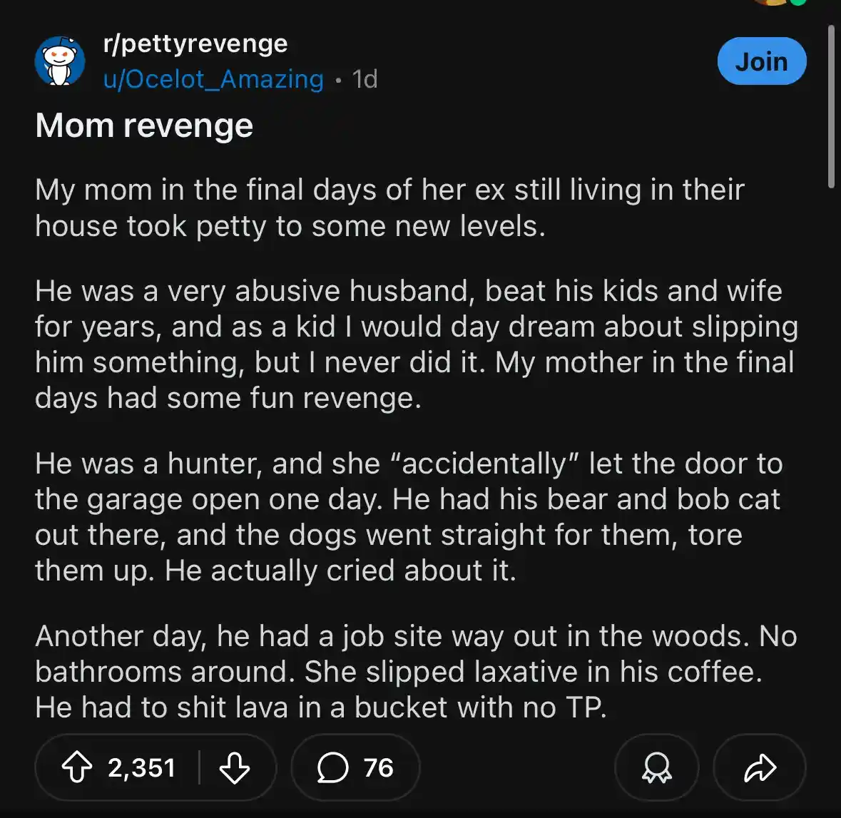 Nothing beats a little dose of adorable petty revenge!