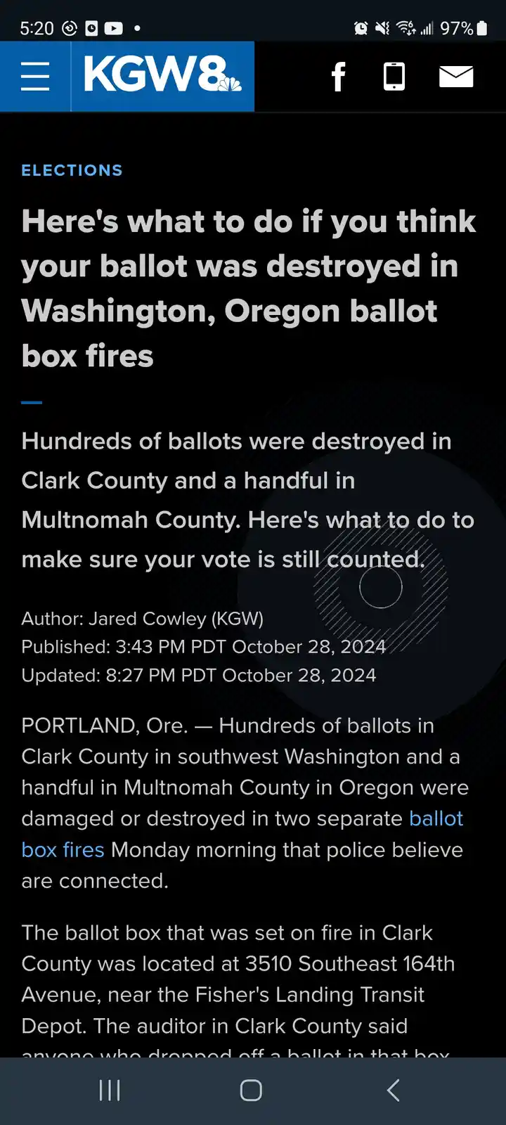 The Rise of Mail-in Ballot Box Fires: A Growing Concern