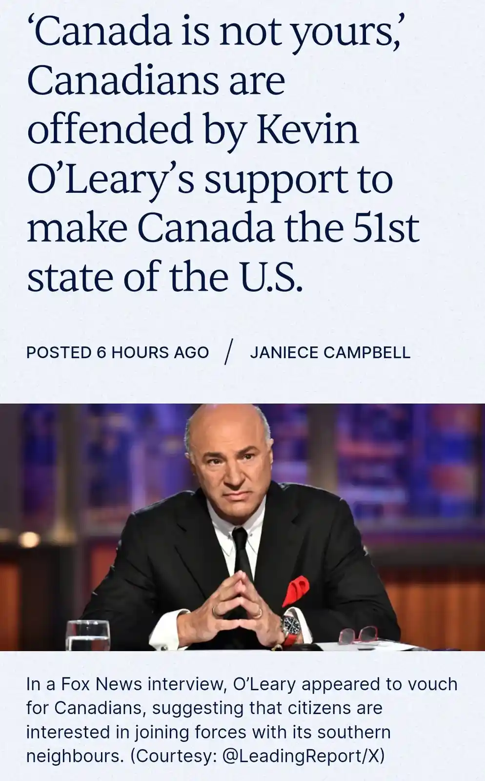 Another Wealthy Individual Who Needs to Quiet Down