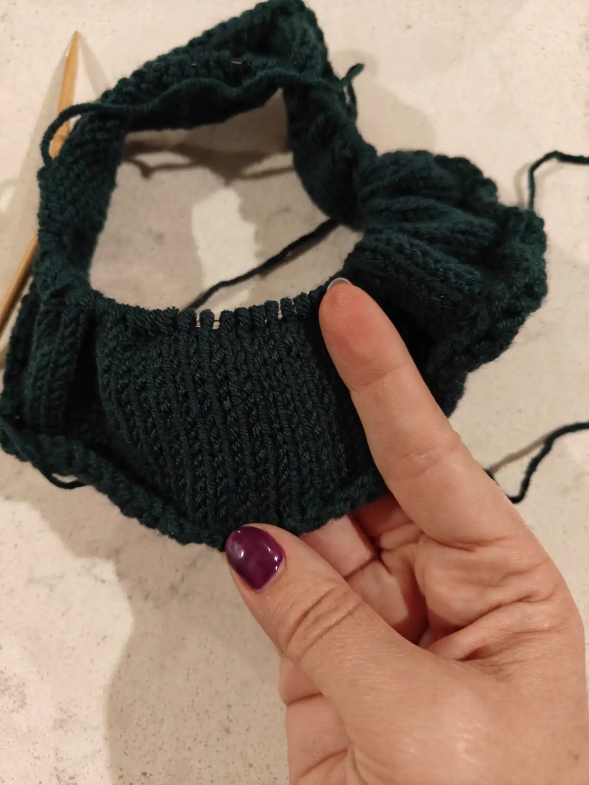 Today I Took on the Challenge of Knitting!