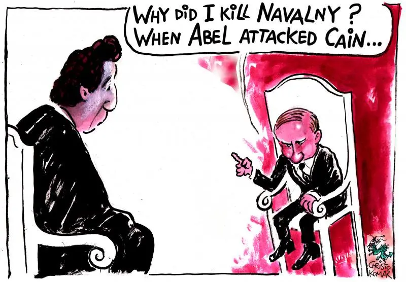 Putin's Caricature: A Humorous Take