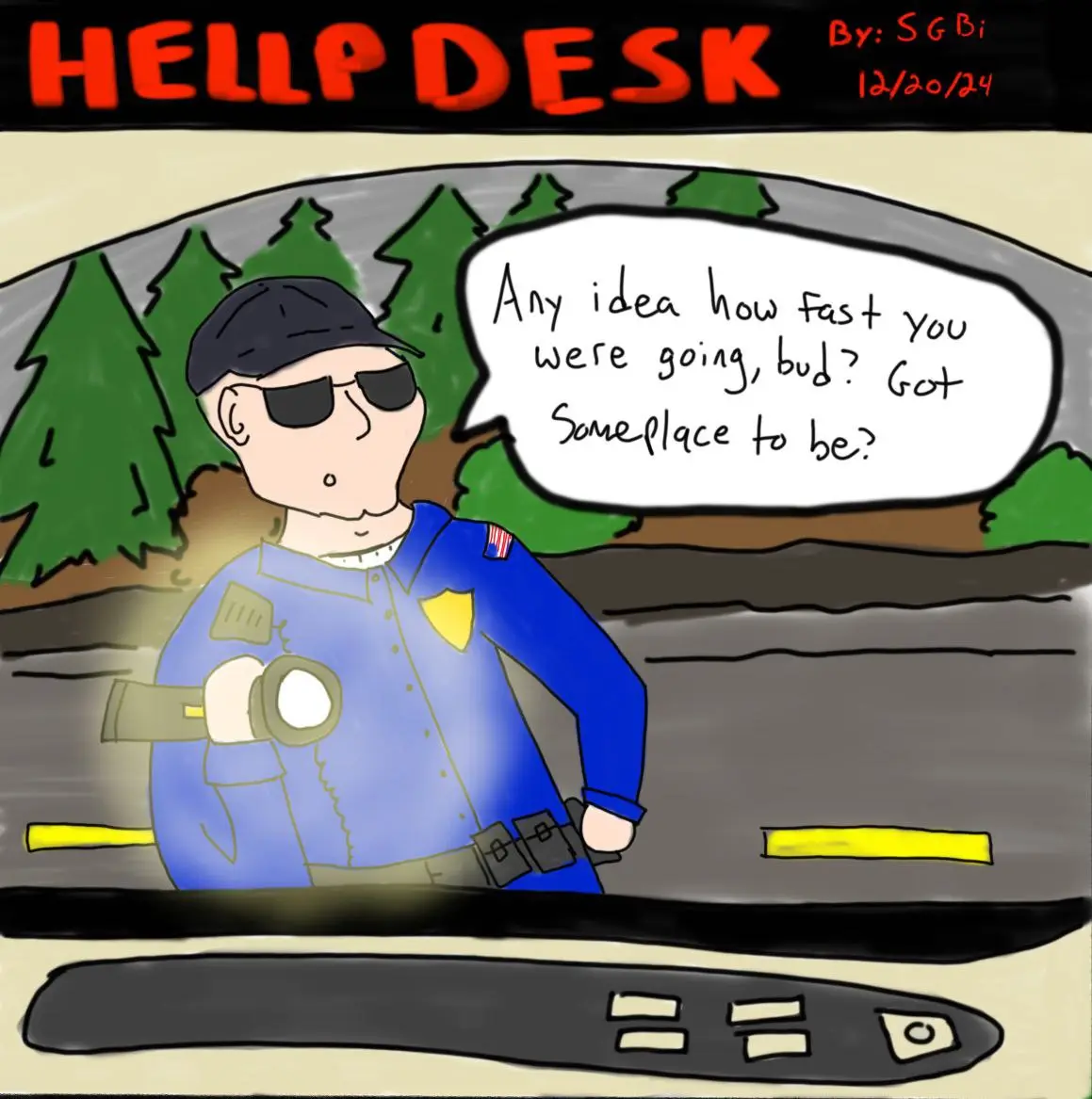 Santa's Negotiations with Local Law Enforcement: A Holiday Dilemma