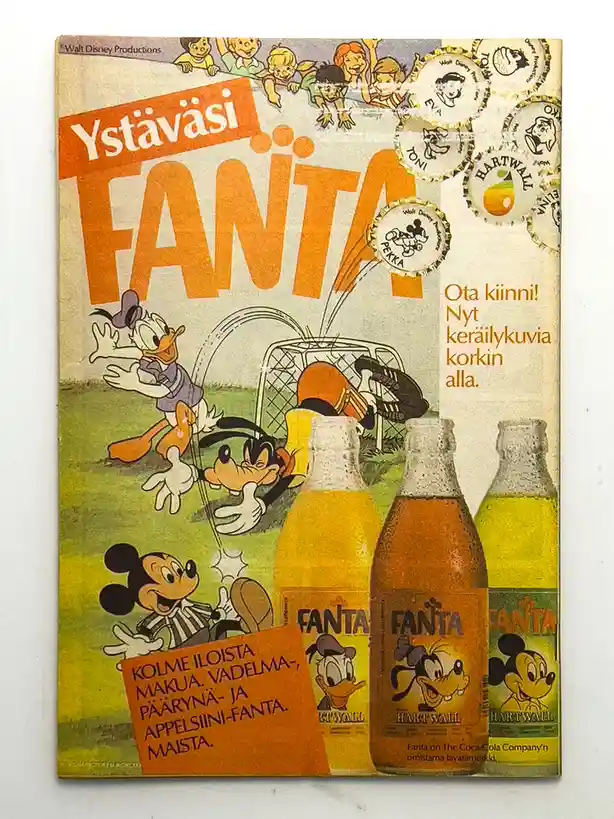 Nostalgic Ads from Finnish Donald Duck Comics of the 70s and 80s