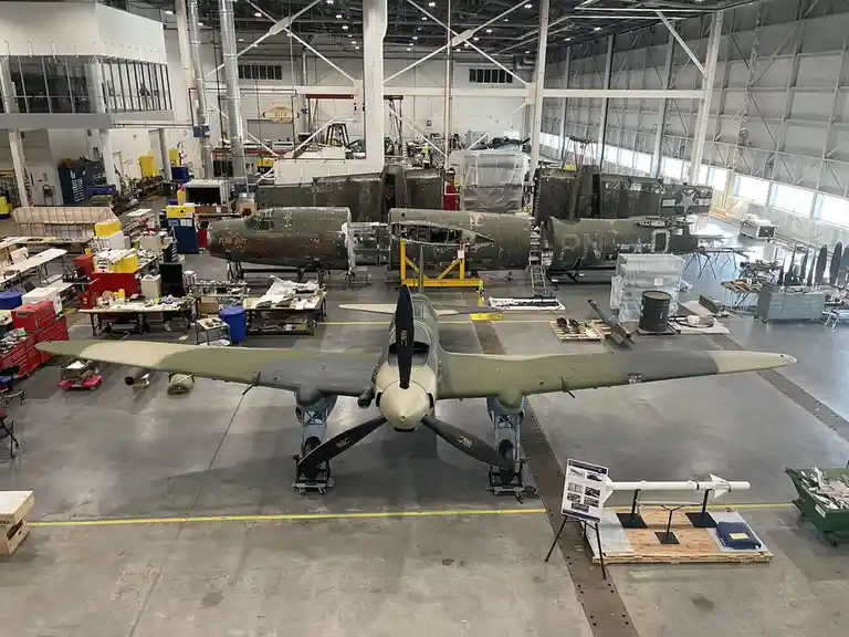 Il-2 Sturmovik Displayed at the Udvar-Hazy Air and Space Museum