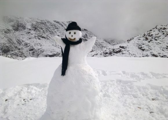 A snowy story unfolds.
