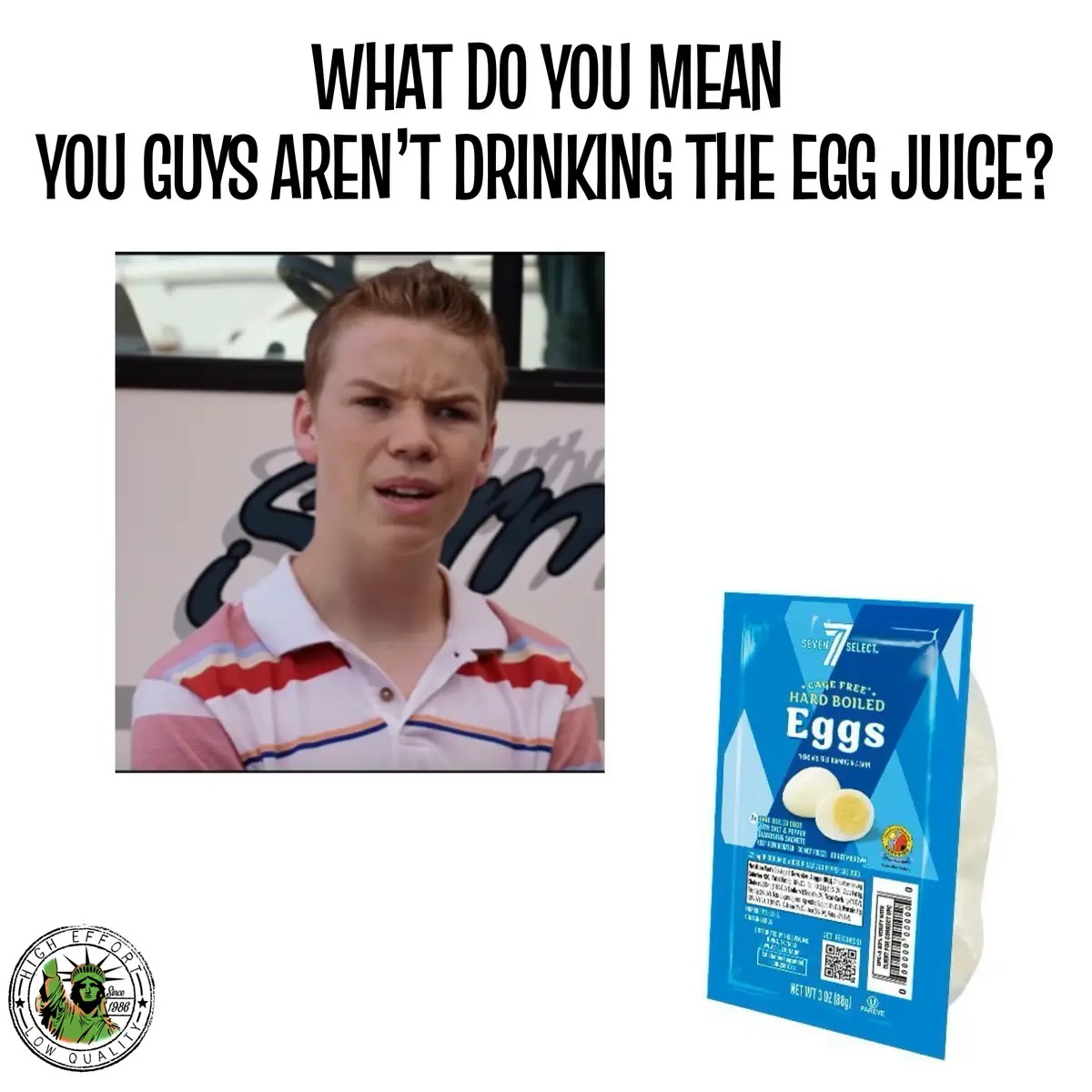 The image features a young man with a confused and slightly angry expression, overlaid with the text 'WHAT DO YOU MEAN YOU…