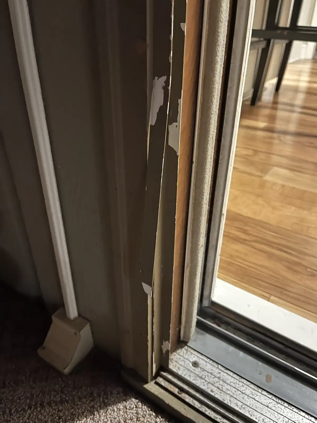 The Frustration of a Broken Sliding Door Jamb
