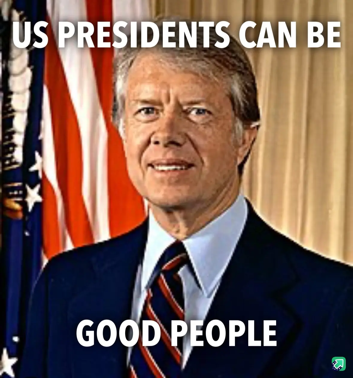 Rest in peace, former President Carter. He was definitely my favorite.