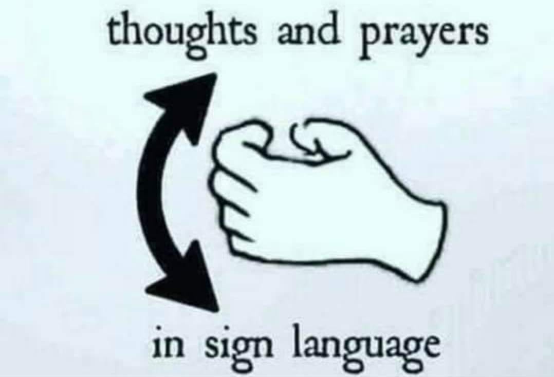A black-and-white image shows a simple line drawing of a hand making a sign language gesture, with two curved arrows…