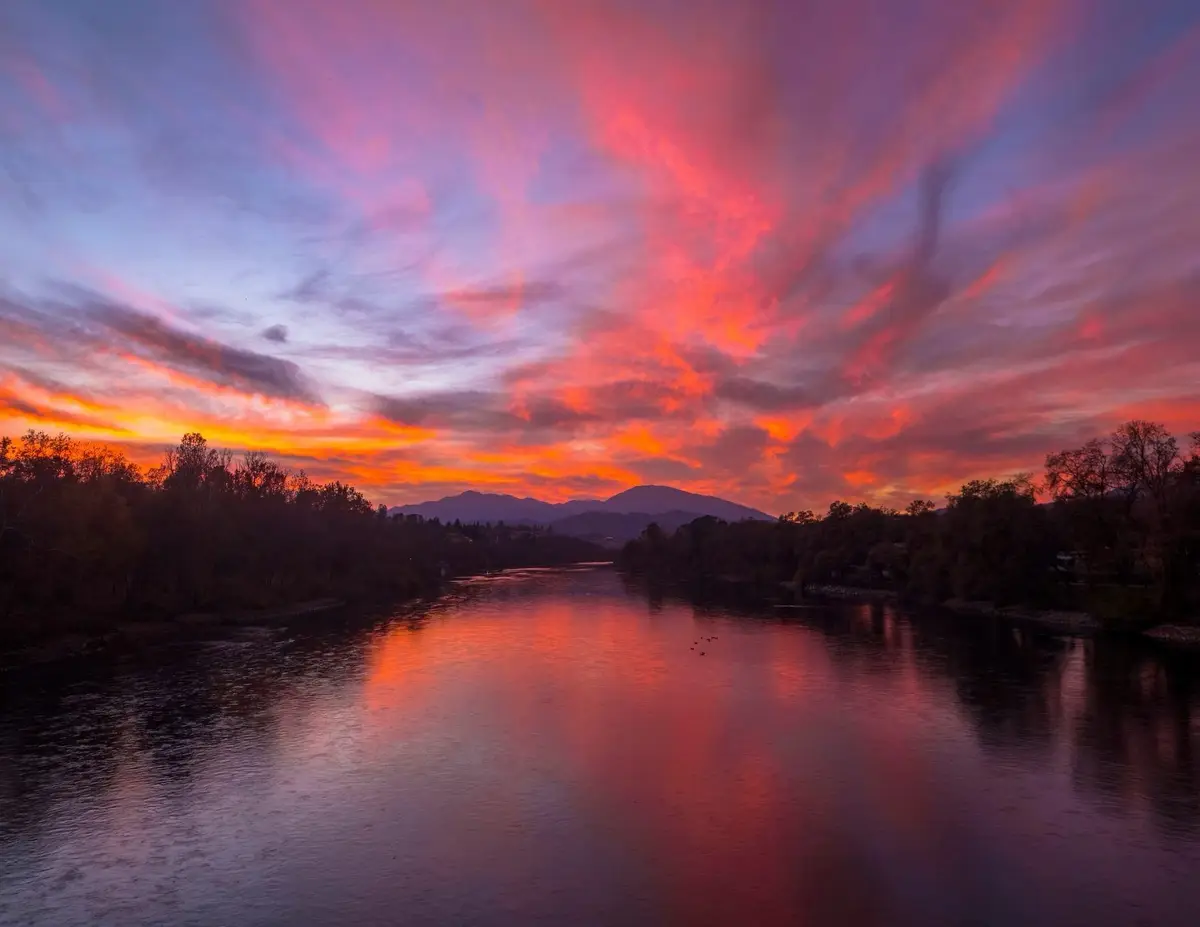 The breathtaking beauty of a sunrise