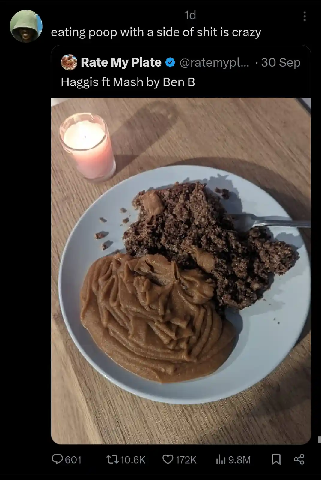 An Unusual Culinary Choice