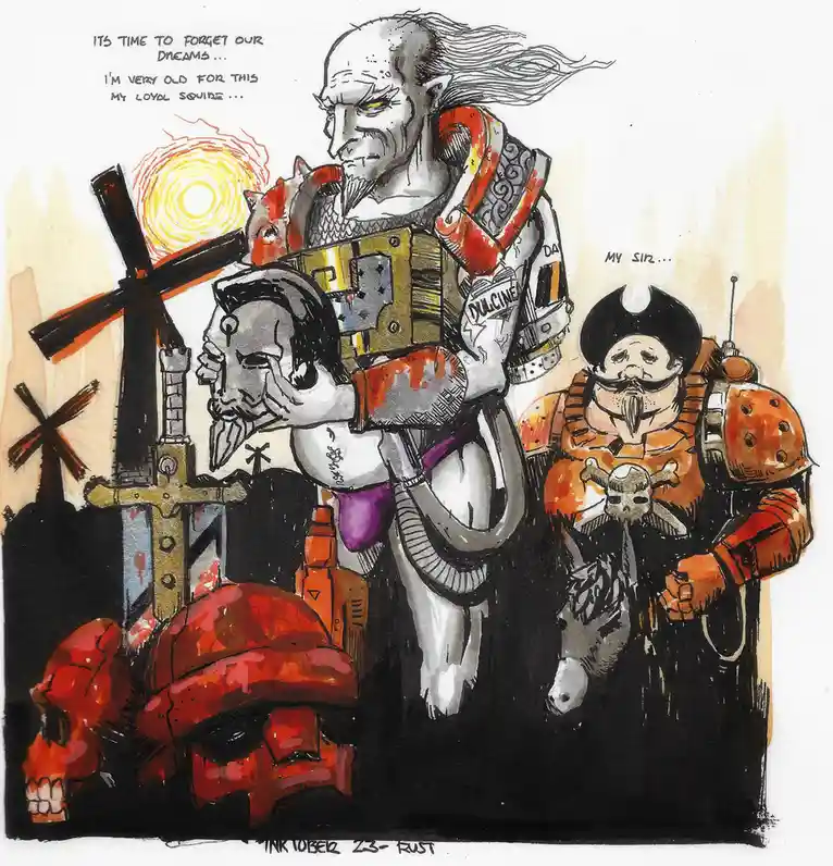 Inktober Day 23: Embracing the Beauty of Rust