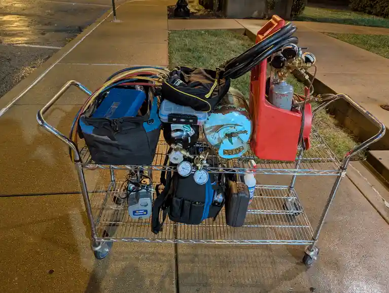 All this effort just to patch a leak