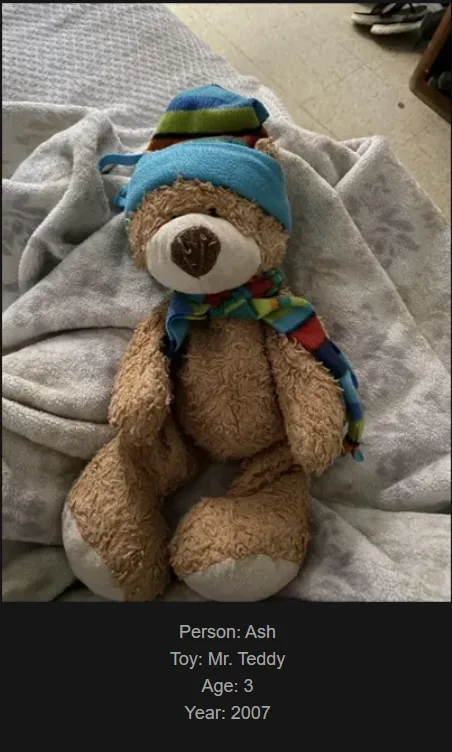 Day 779: Join me on my journey at www.saidtheskinhorse.com, celebrating our cherished childhood toys. Meet Mr. Teddy, our latest addition!