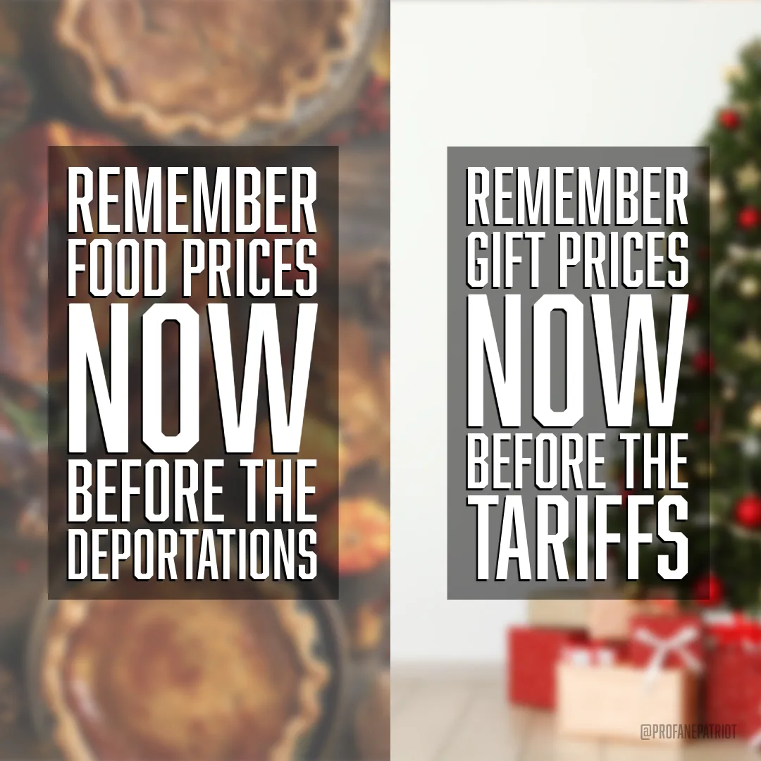 The image is split into two panels. The left panel shows a blurred background of pies with text reading 'REMEMBER FOOD…