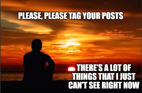 A silhouette of a person sitting on a beach facing a vibrant orange and red sunset over the ocean. White bold text is…