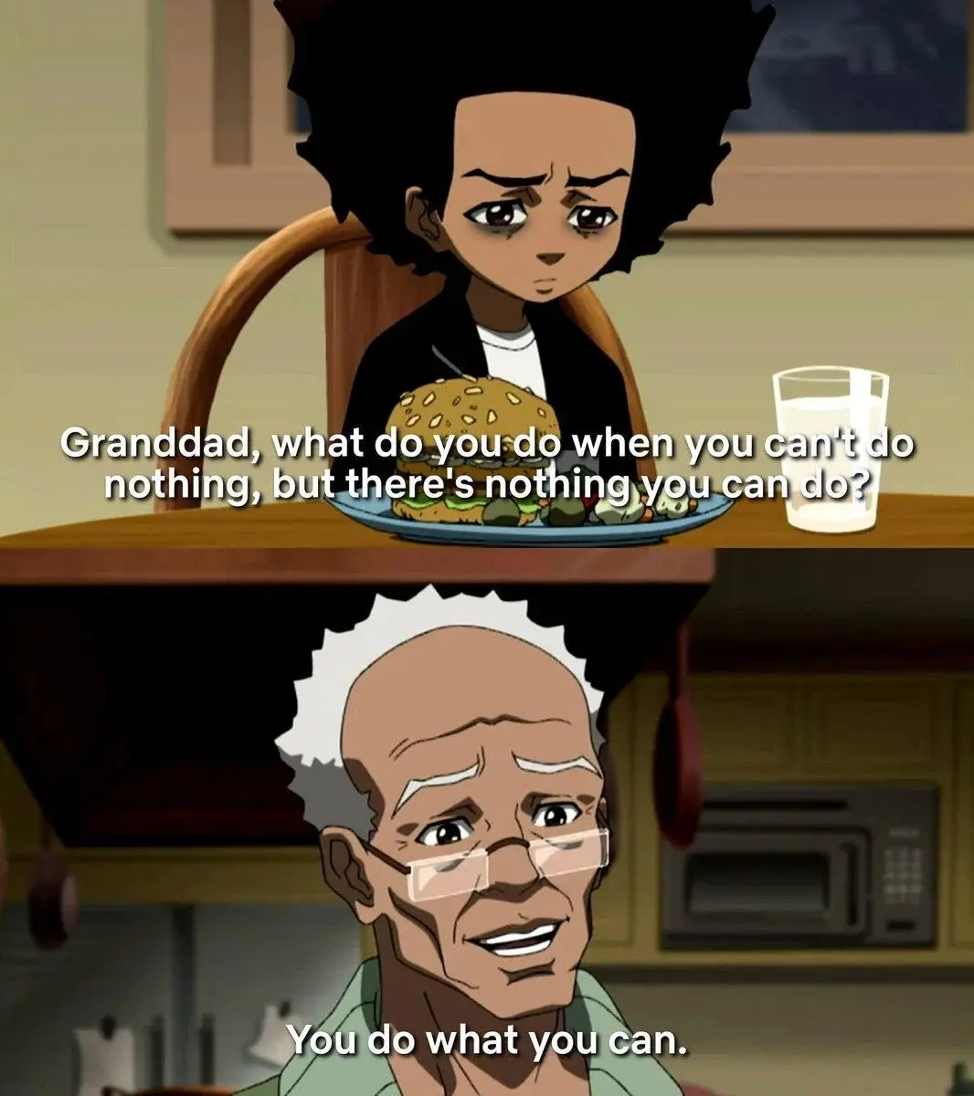 The image is a two-panel meme featuring characters from the animated series 'Avatar: The Last Airbender'. In the top panel…