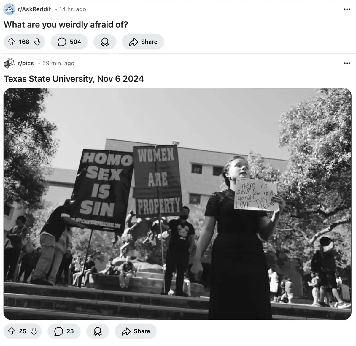 Here we go again with the Reddit feed doing its own thing!