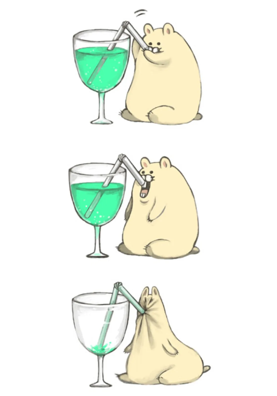 The Satisfying Sound of a Big Sluuuuuurp