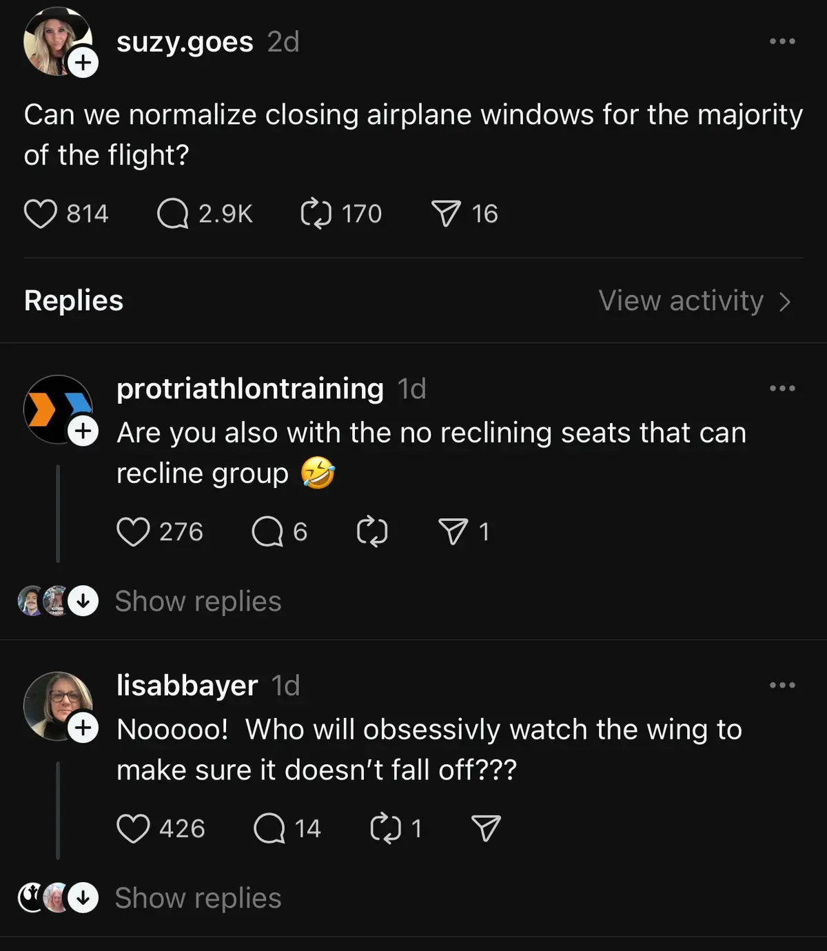 Why does everyone seem to dislike the window? 😂