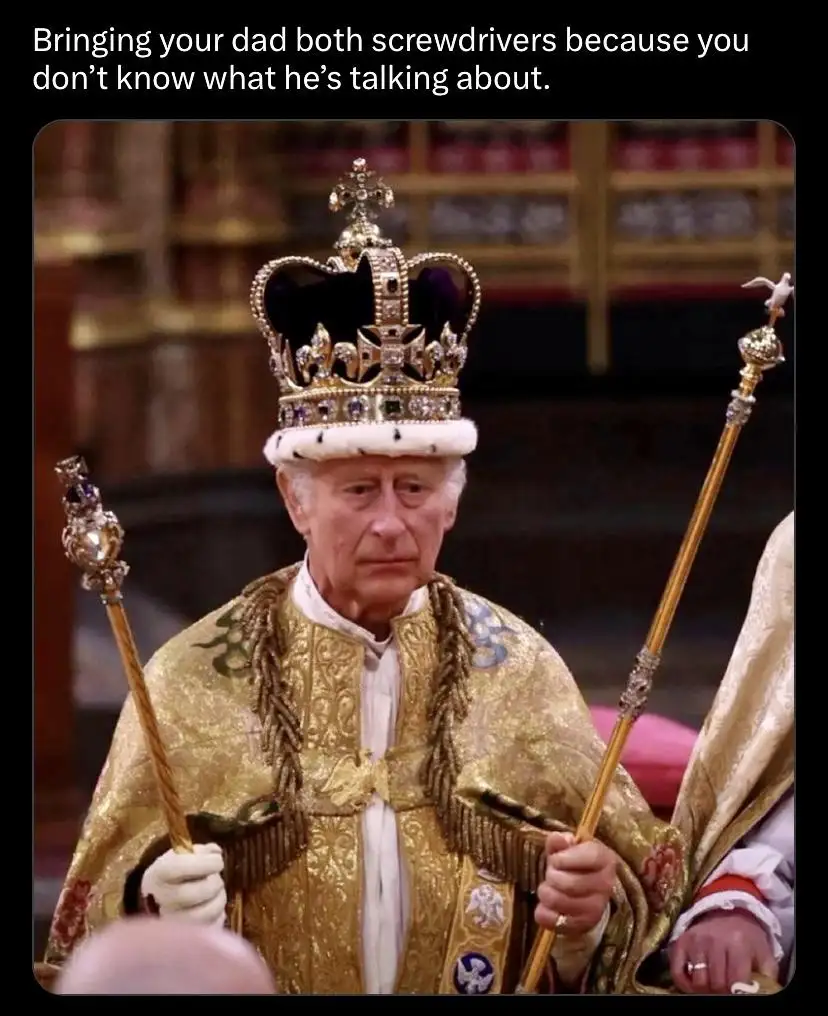 I like to think I'm enlightened, but I can't get behind making a man a queen.
