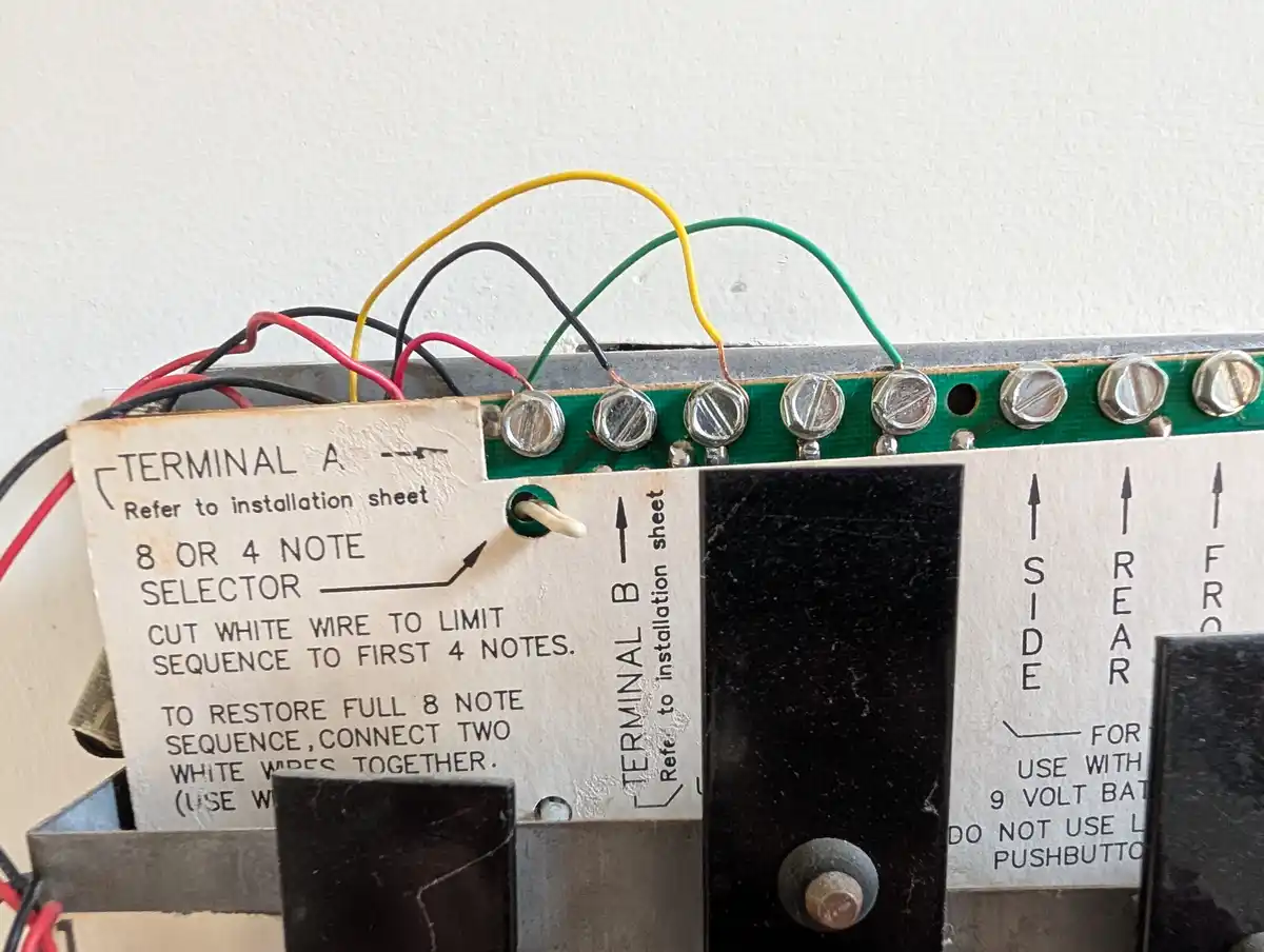 The Mystery of the Old Doorbell Chime Wiring