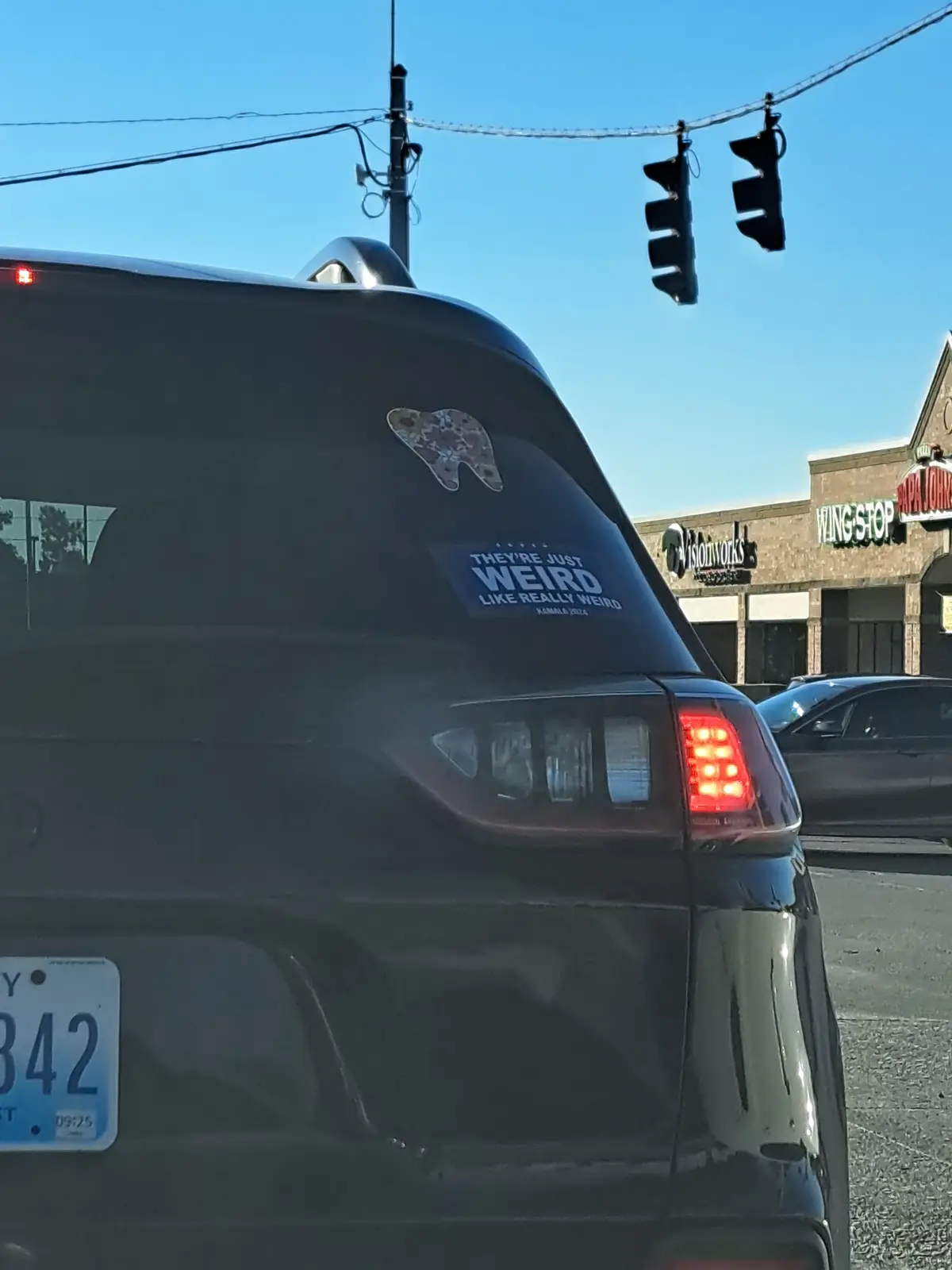 Spotted this on a car today and it brought a smile to my face!