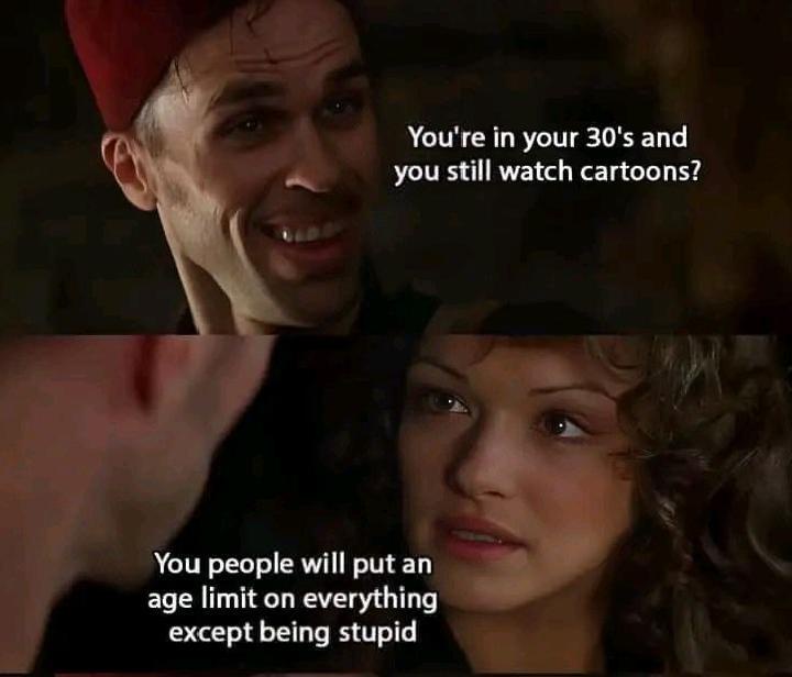 The image is a two-panel meme from the movie 'The Princess Diaries'. The top panel shows a man in a red fez smiling and…