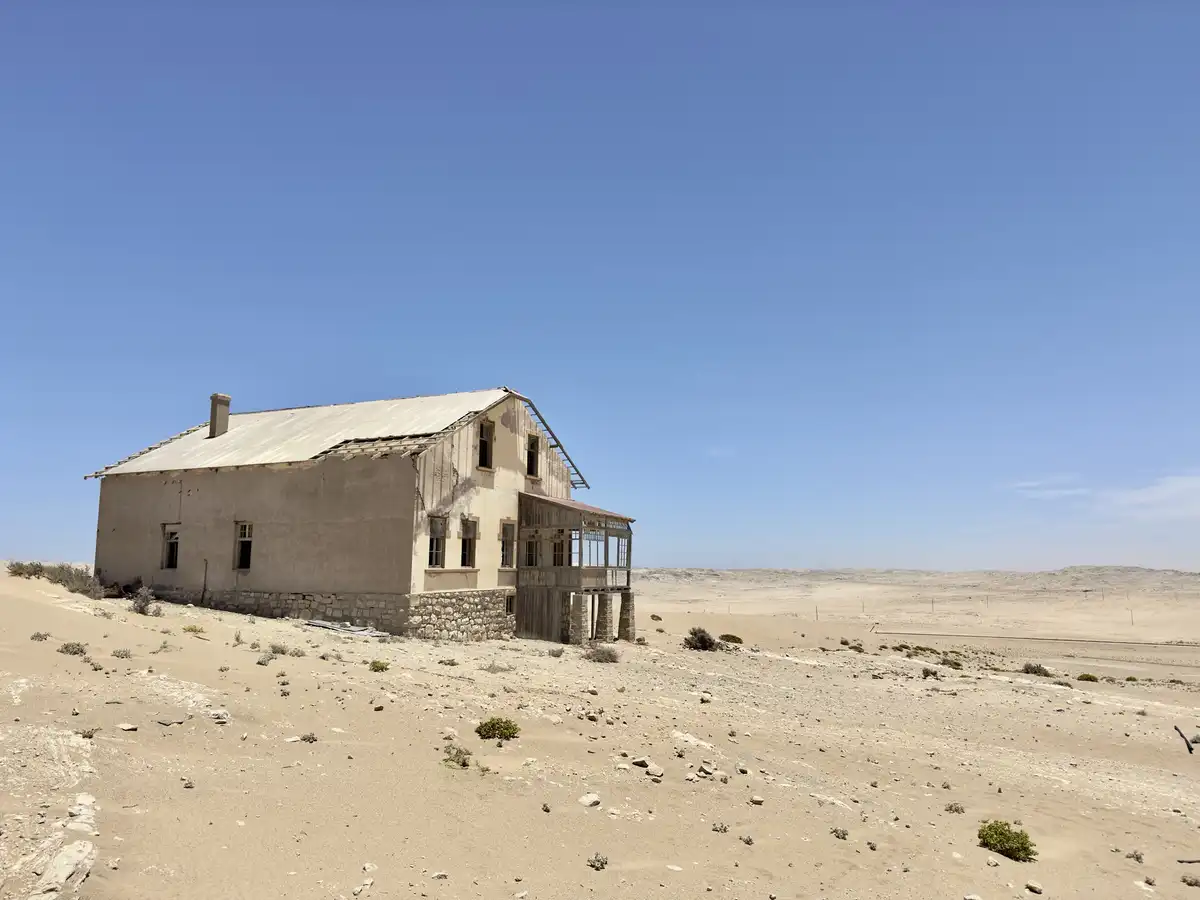 Exploring Kolmanskoop, Namibia in 2024.