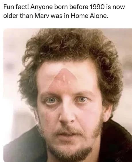 A close-up image of actor Chris Marquette with a red diamond-shaped bruise on his forehead. The text overlaid at the top…