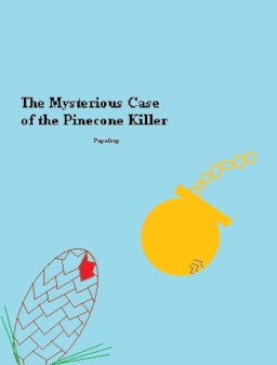 A minimalist illustration shows a yellow cartoon bomb with a lit fuse floating above a pinecone with a red arrow pointing to…