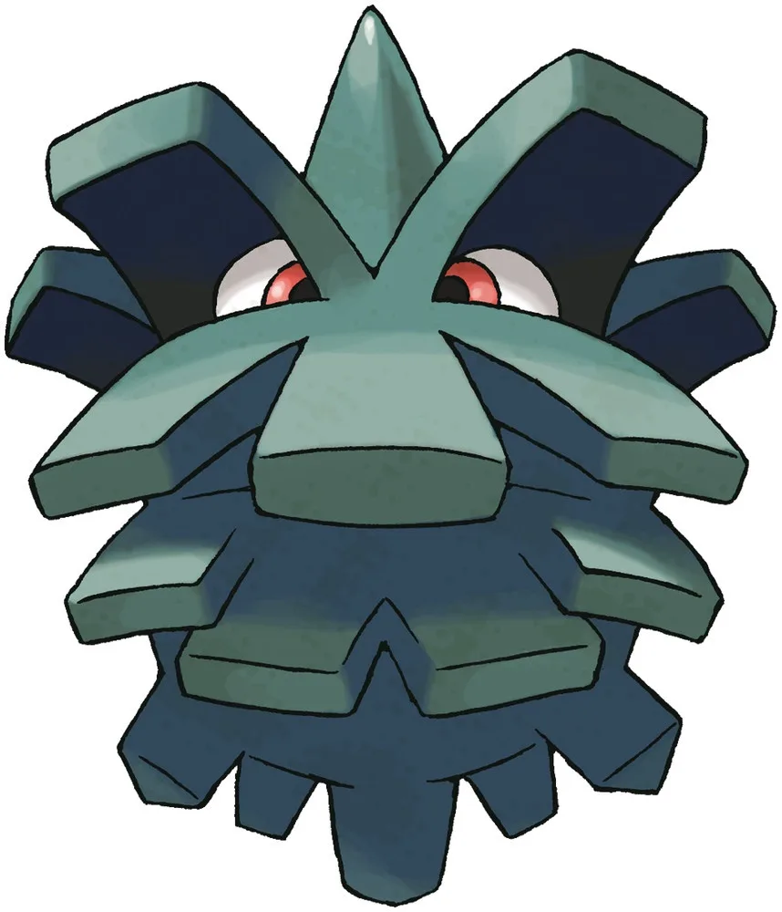 A close-up of the Pokémon 'Spinarak' with a stern, unimpressed facial expression, overlaid with the text 'I'm not a fan of…