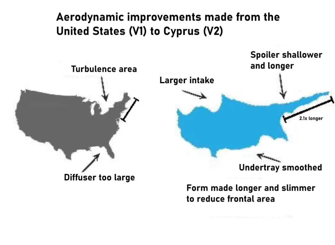 The image displays two maps side-by-side: a gray map of the United States labeled with 'Turbulence area' and 'Diffuser too…