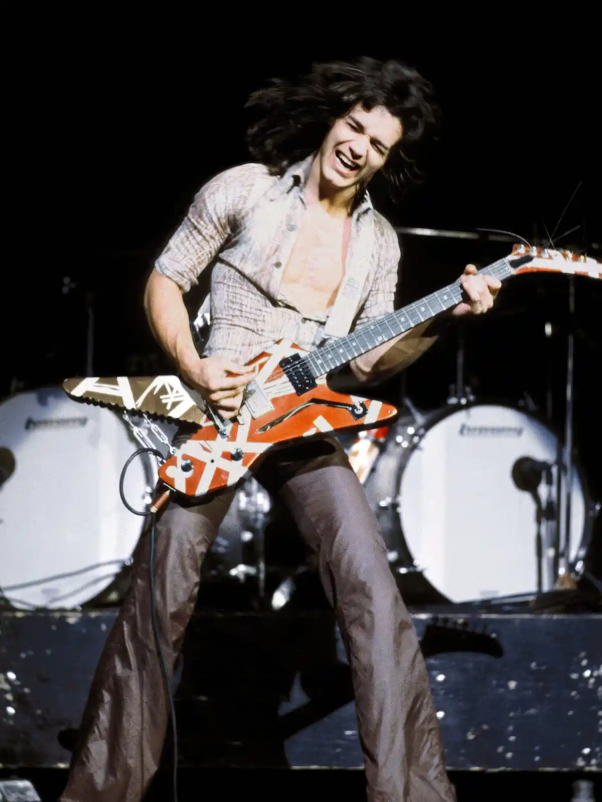 Legendary Edward Van Halen Rocking Out Live in London - 5/27/1978