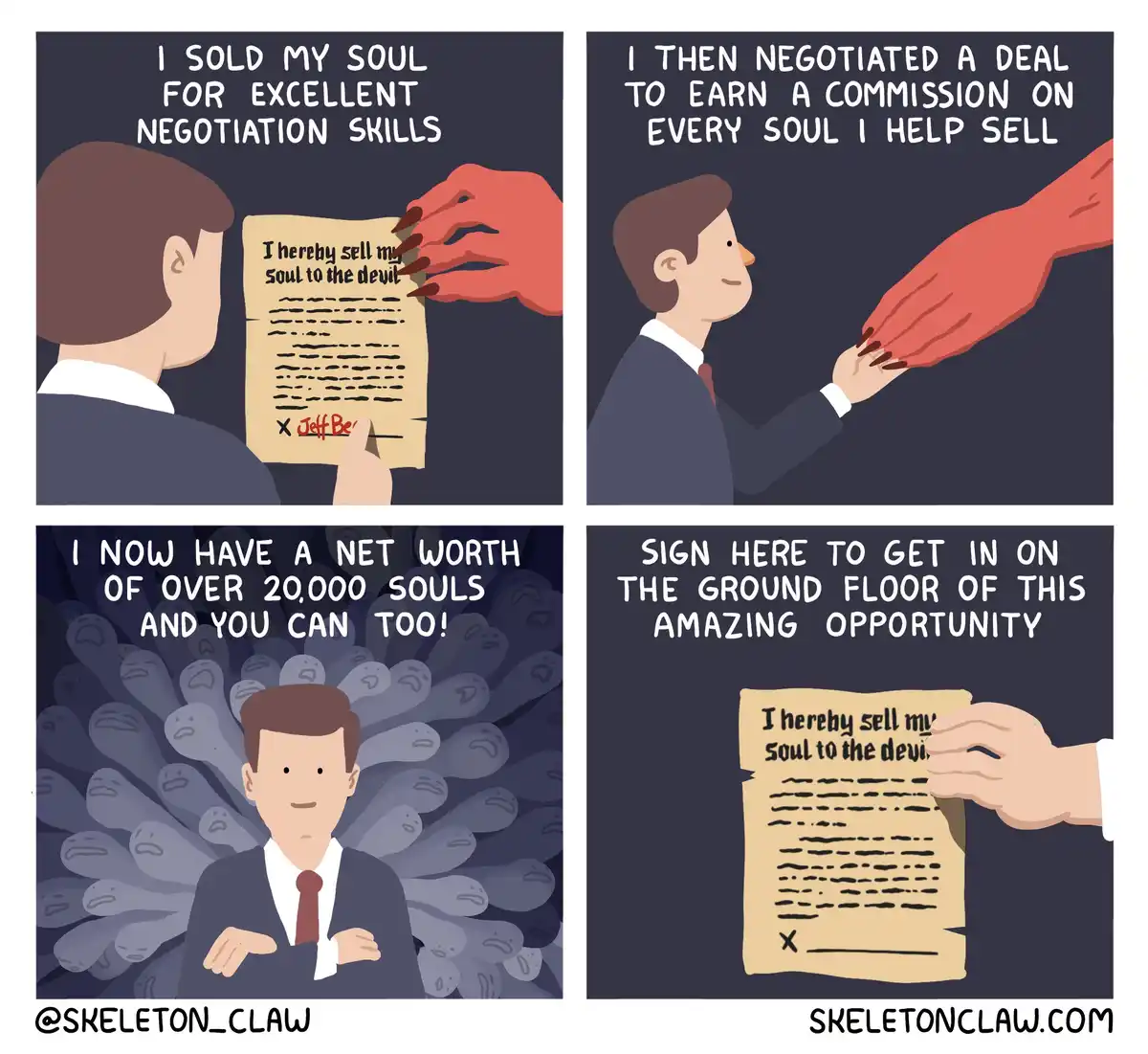 Playing the Devil's Advocate: A Different Perspective