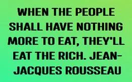 Should We Really Eat the Rich?