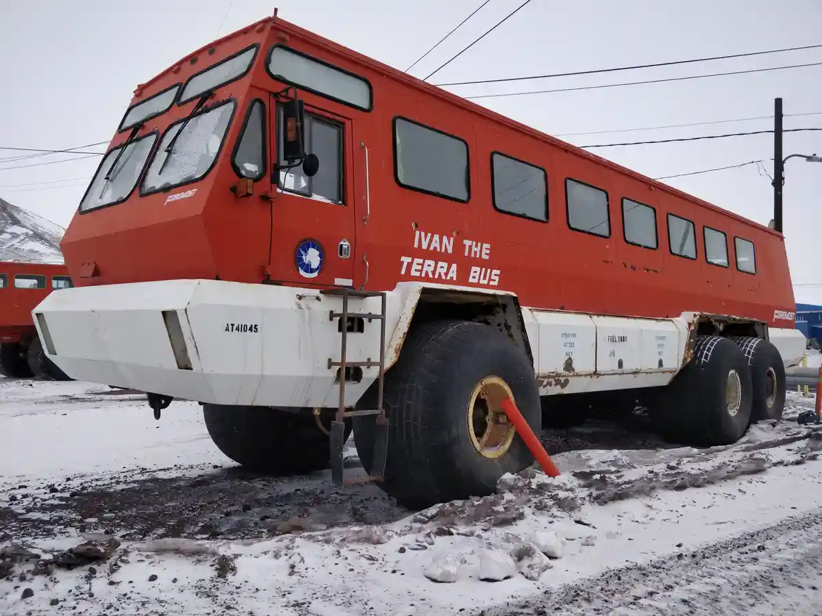 Check Out This Impressive Lineup of Antarctic Cars for the Meet