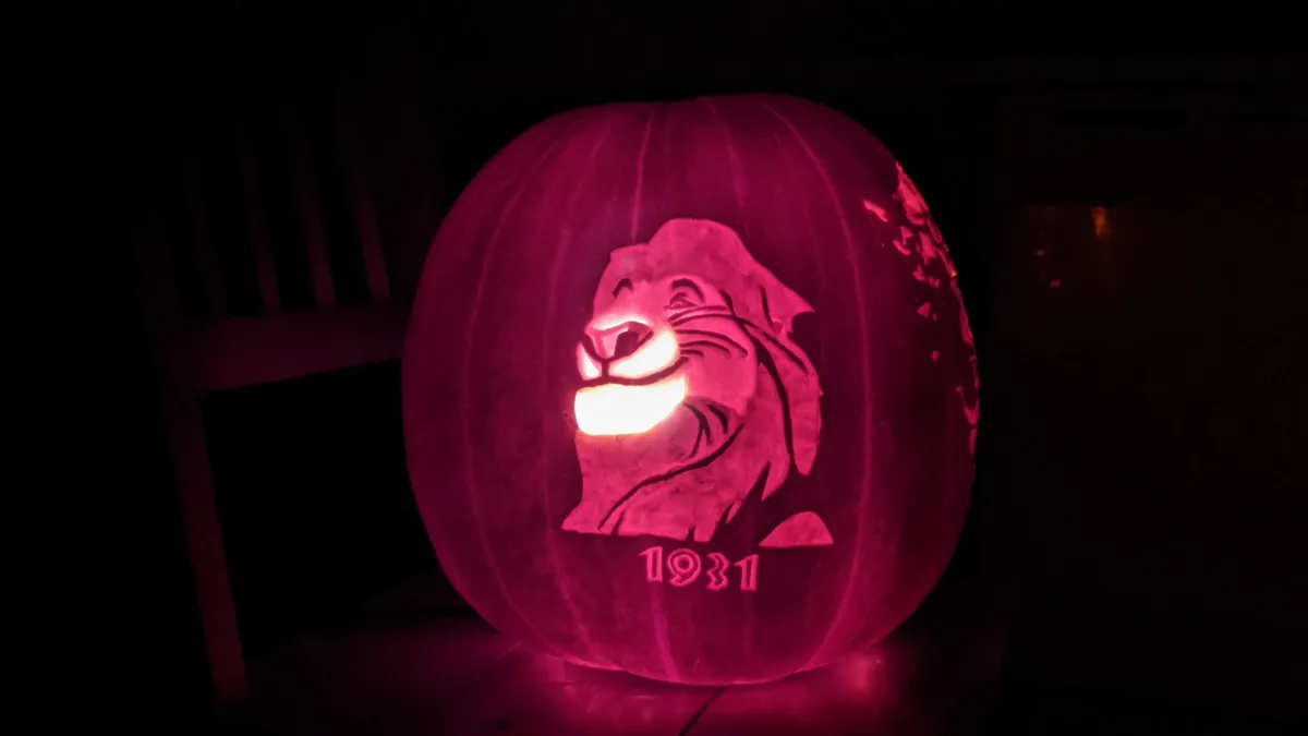 The 2024 Pumpkin: A Tribute to James Earl Jones as Mufasa and Vader